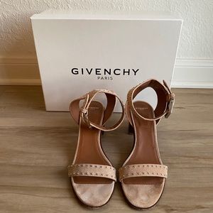 Givenchy Elegant Studded Suede Sandals
